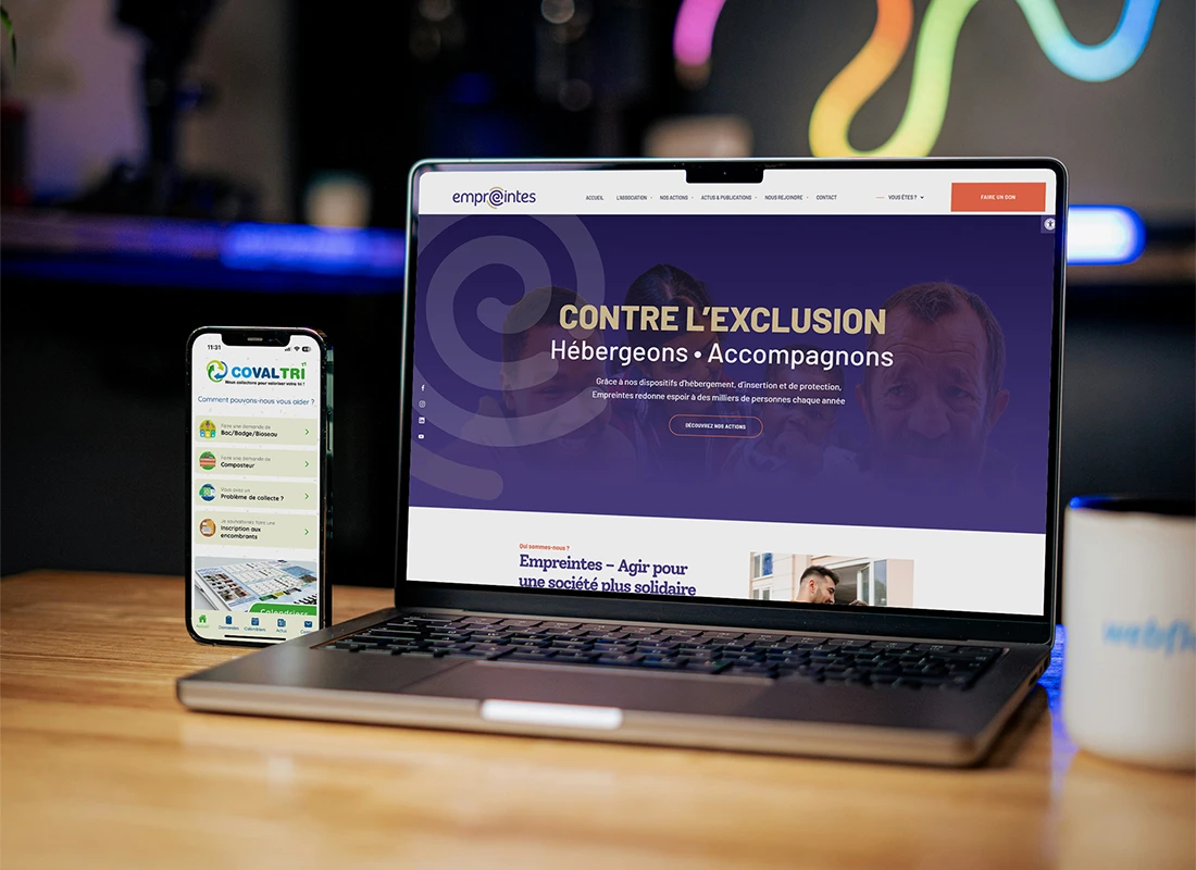 Site internet sur mesure & application mobile